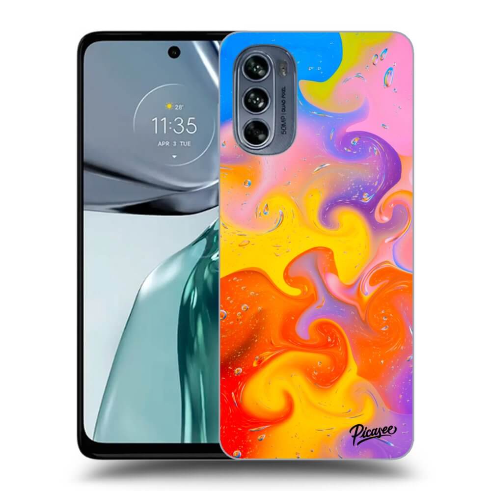 Silikonový černý Obal Pro Motorola Moto G62 - Bubbles