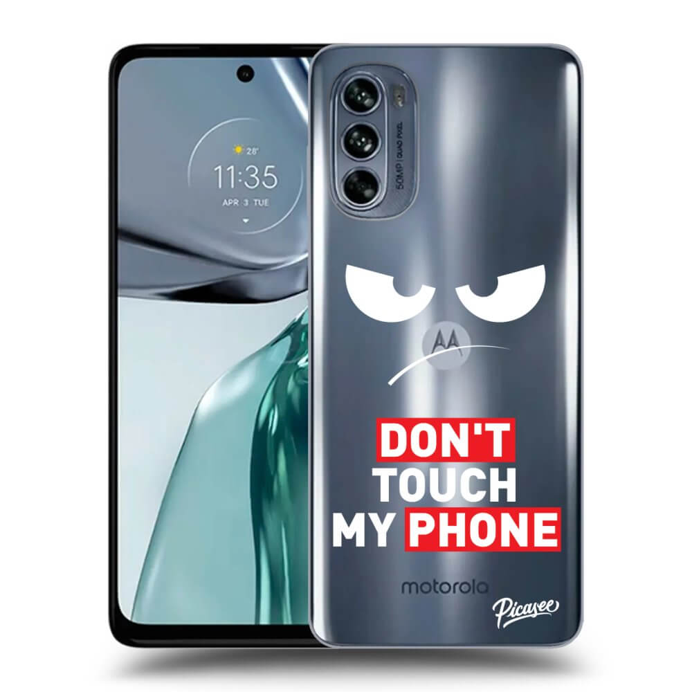 Silikonový Průhledný Obal Pro Motorola Moto G62 - Angry Eyes - Transparent