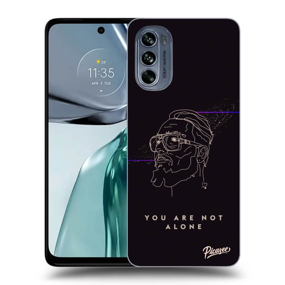 Silikonový černý Obal Pro Motorola Moto G62 - You Are Not Alone