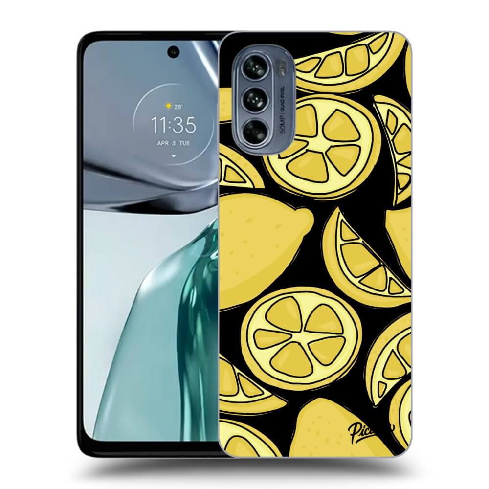 Silikonový černý Obal Pro Motorola Moto G62 - Lemon