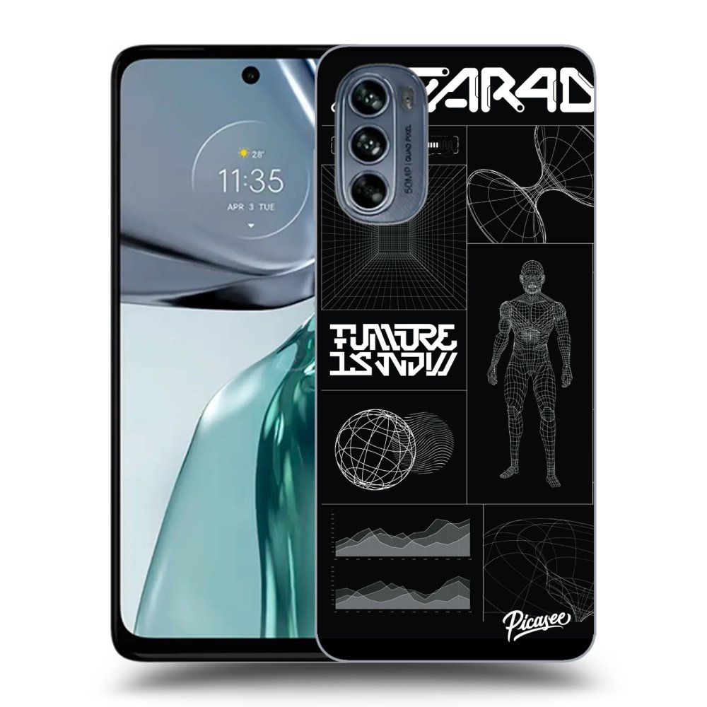 Silikonový Průhledný Obal Pro Motorola Moto G62 - BLACK BODY