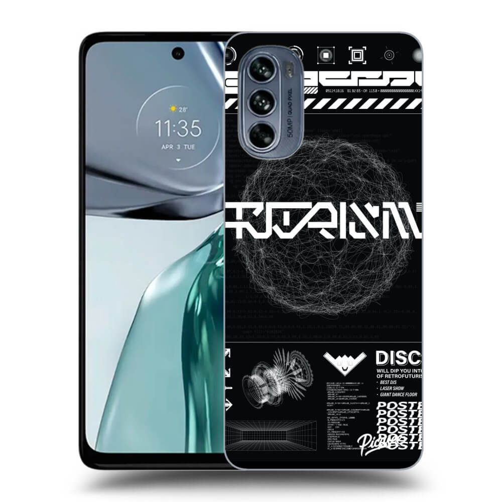 Silikonový černý Obal Pro Motorola Moto G62 - BLACK DISCO