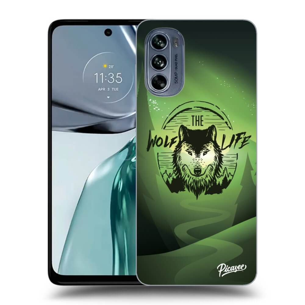 Silikonový černý Obal Pro Motorola Moto G62 - Život Vlka