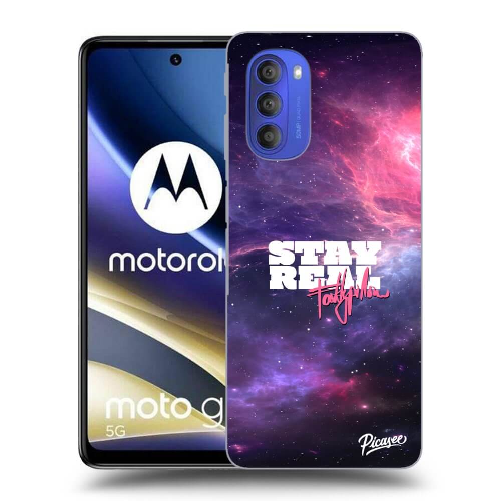 Silikonový Průhledný Obal Pro Motorola Moto G51 - Stay Real