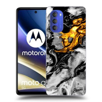 Obal pro Motorola Moto G51 - Black Gold 2