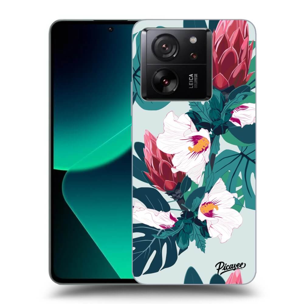 Silikonový Průhledný Obal Pro Xiaomi 13T Pro - Rhododendron