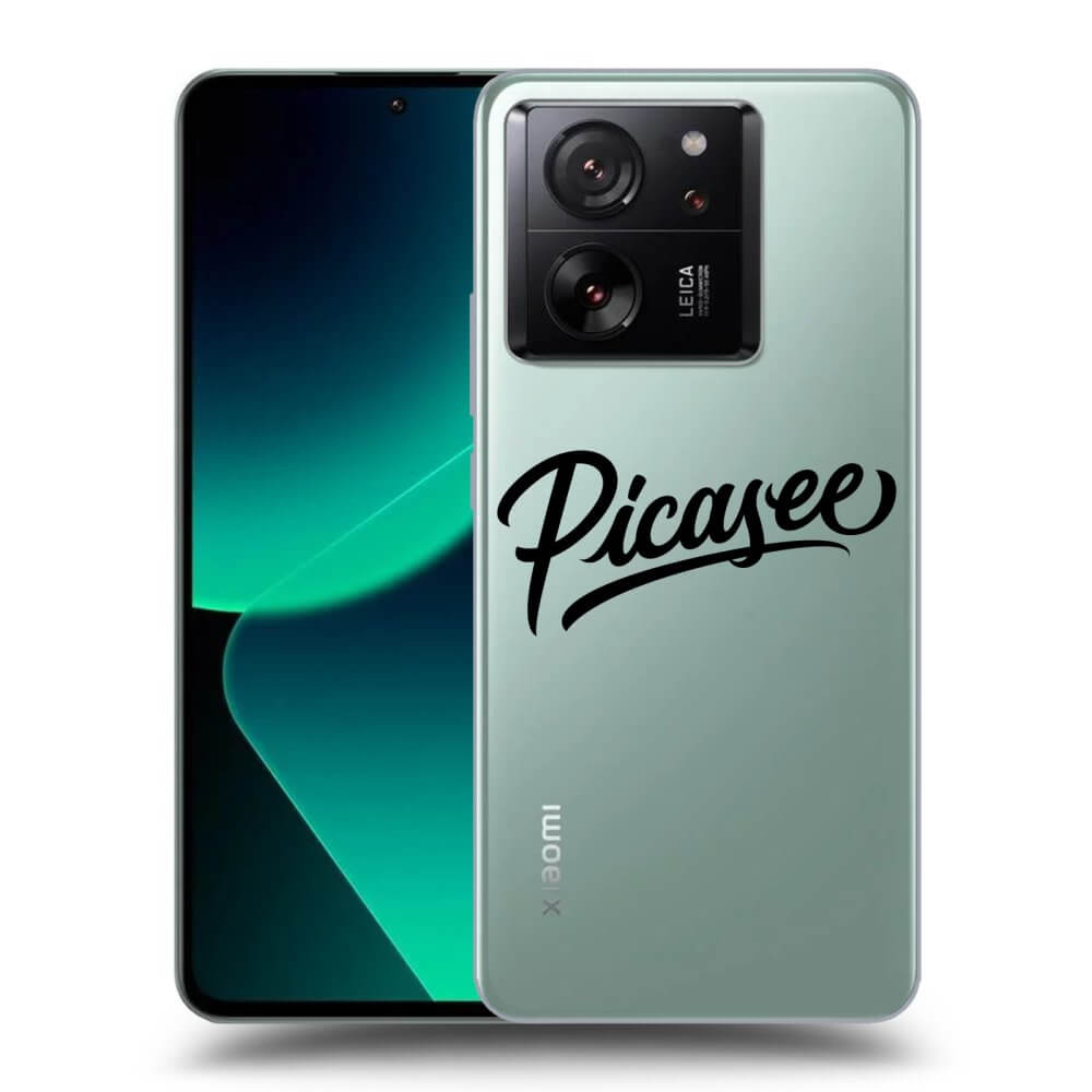 Silikonový Průhledný Obal Pro Xiaomi 13T Pro - Picasee - Black