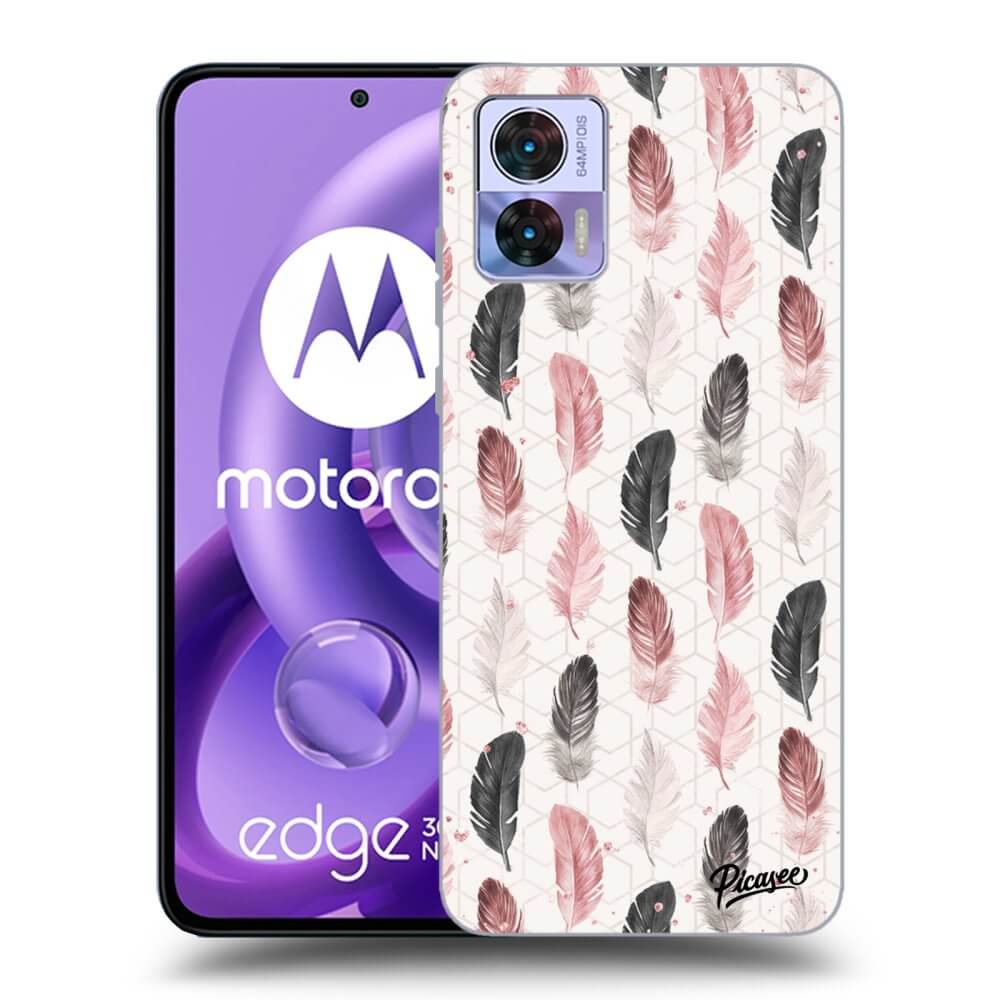 Silikonový černý Obal Pro Motorola Edge 30 Neo - Feather 2