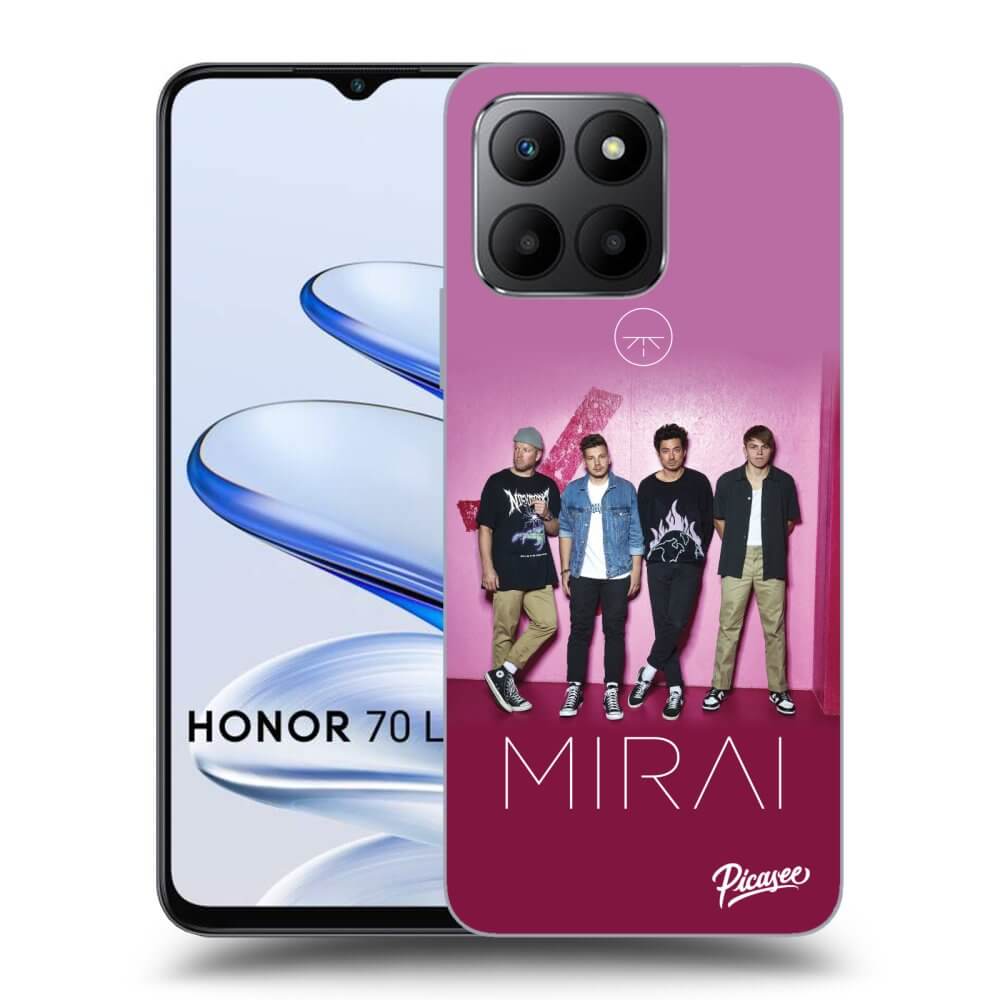 Silikonový černý Obal Pro Honor 70 Lite - Mirai - Pink