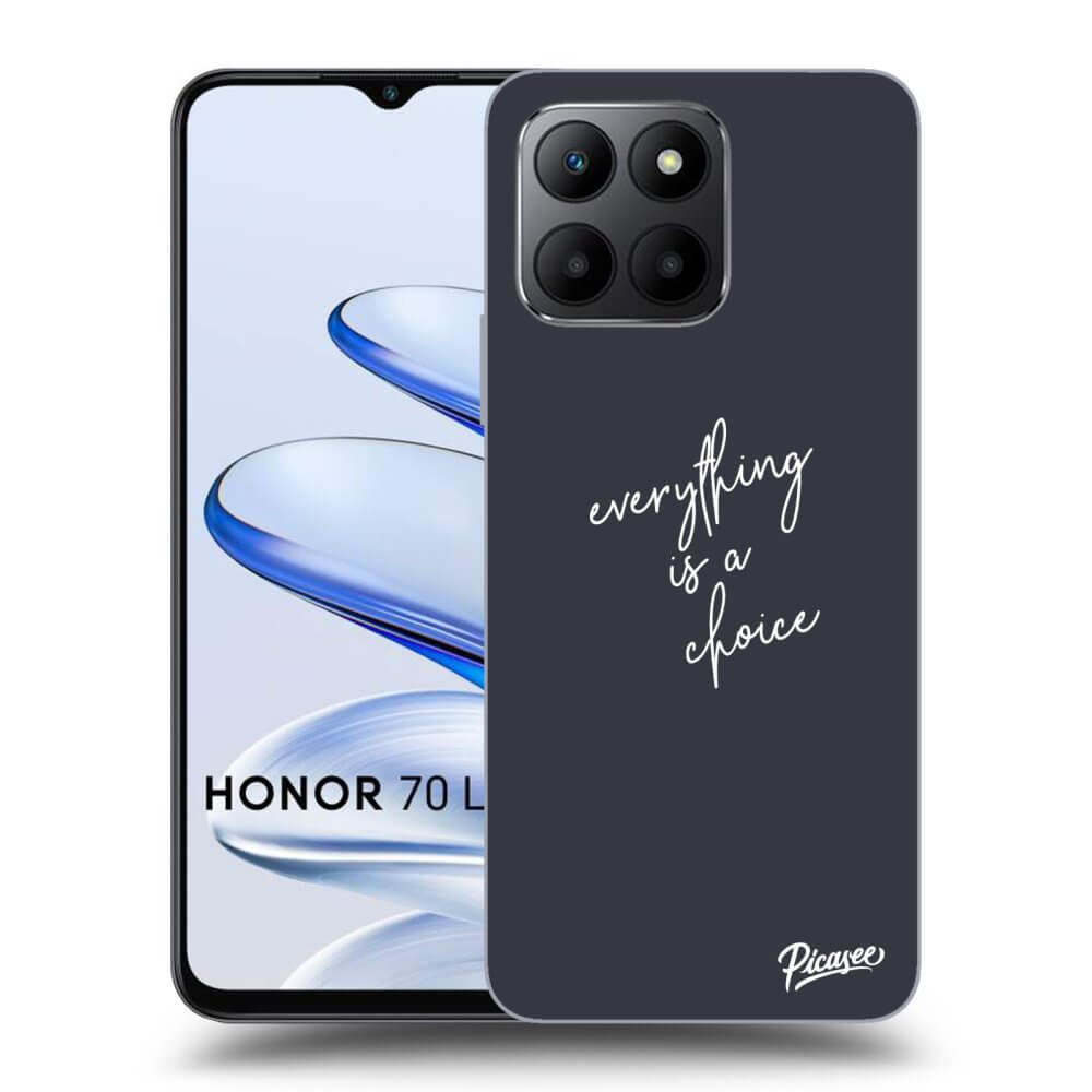 Silikonový Průhledný Obal Pro Honor 70 Lite - Vše Je Na Tobě