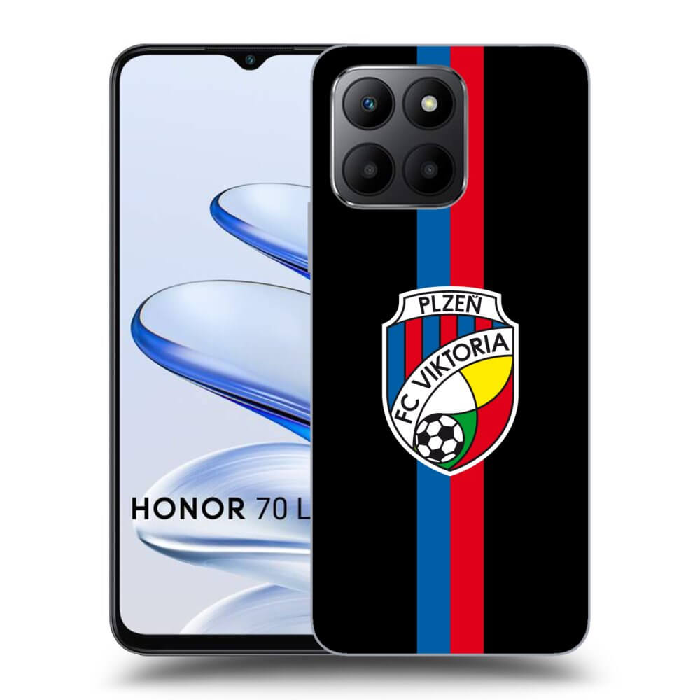 Silikonový černý Obal Pro Honor 70 Lite - FC Viktoria Plzeň H