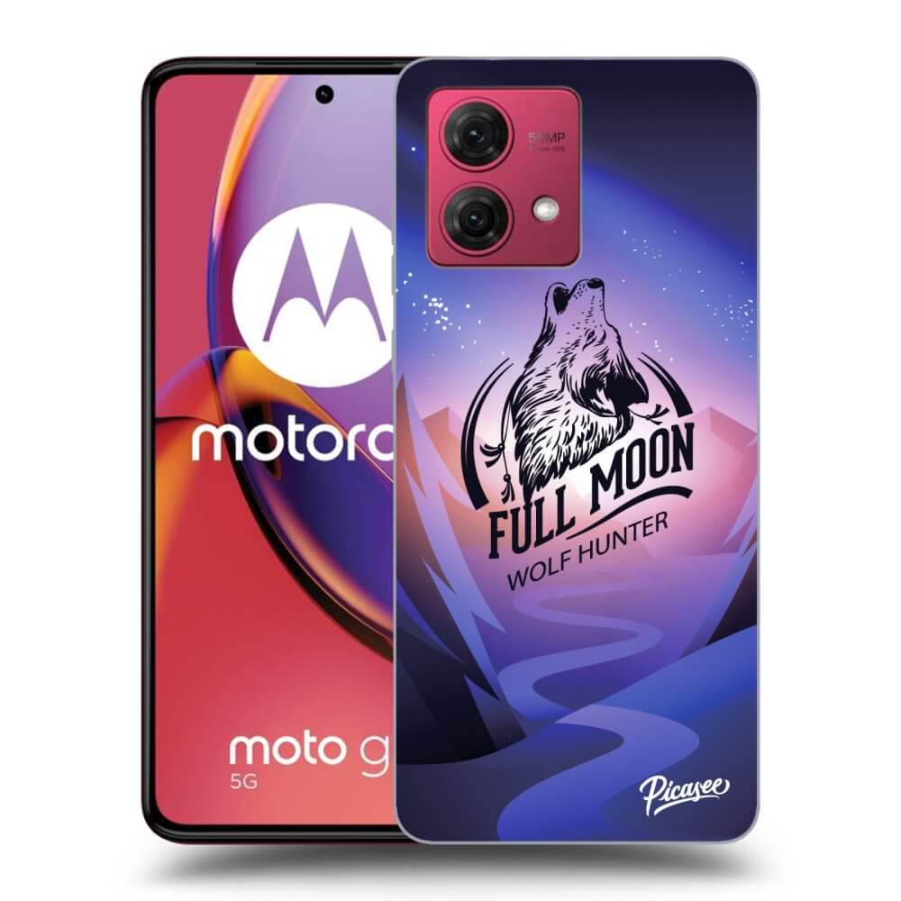 Silikonový Průhledný Obal Pro Motorola Moto G84 5G - Vlk