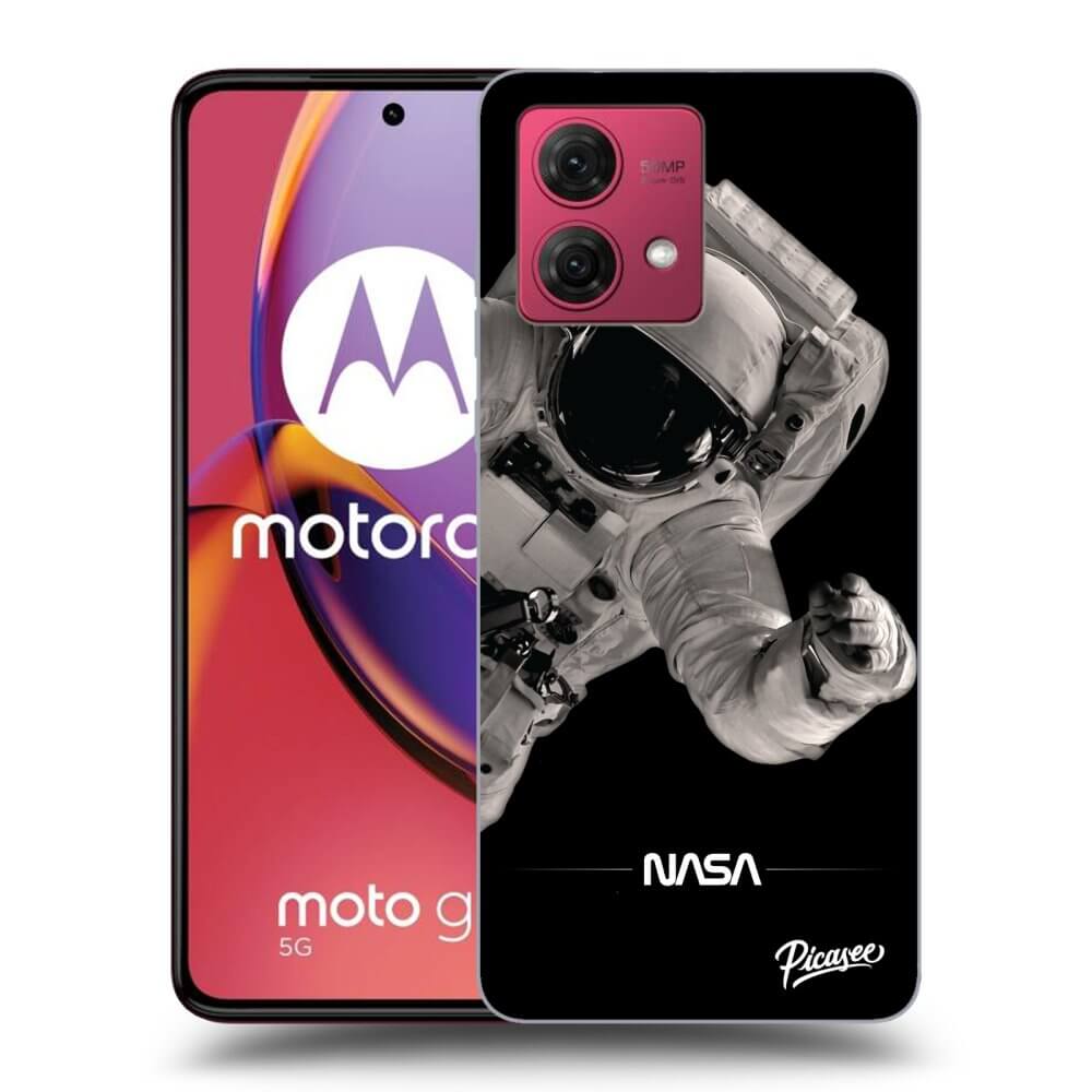 Silikonový černý Obal Pro Motorola Moto G84 5G - Astronaut Big