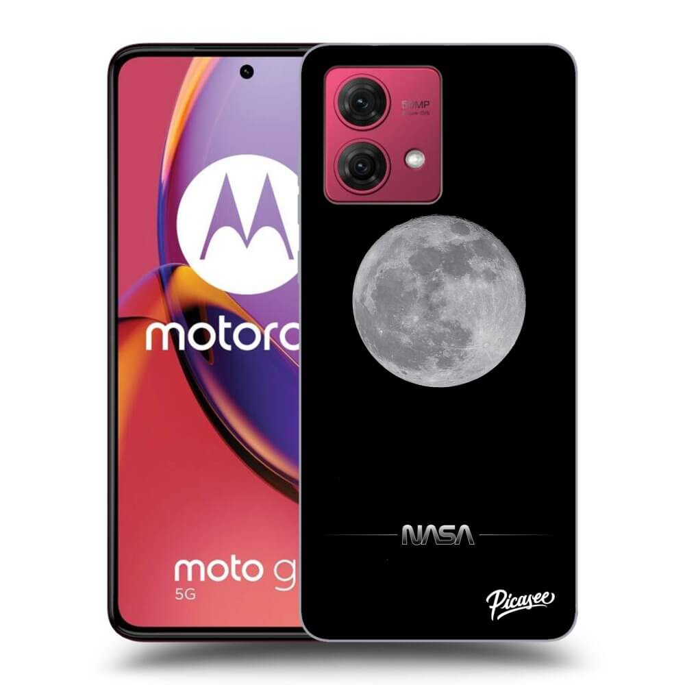 Silikonový Průhledný Obal Pro Motorola Moto G84 5G - Moon Minimal