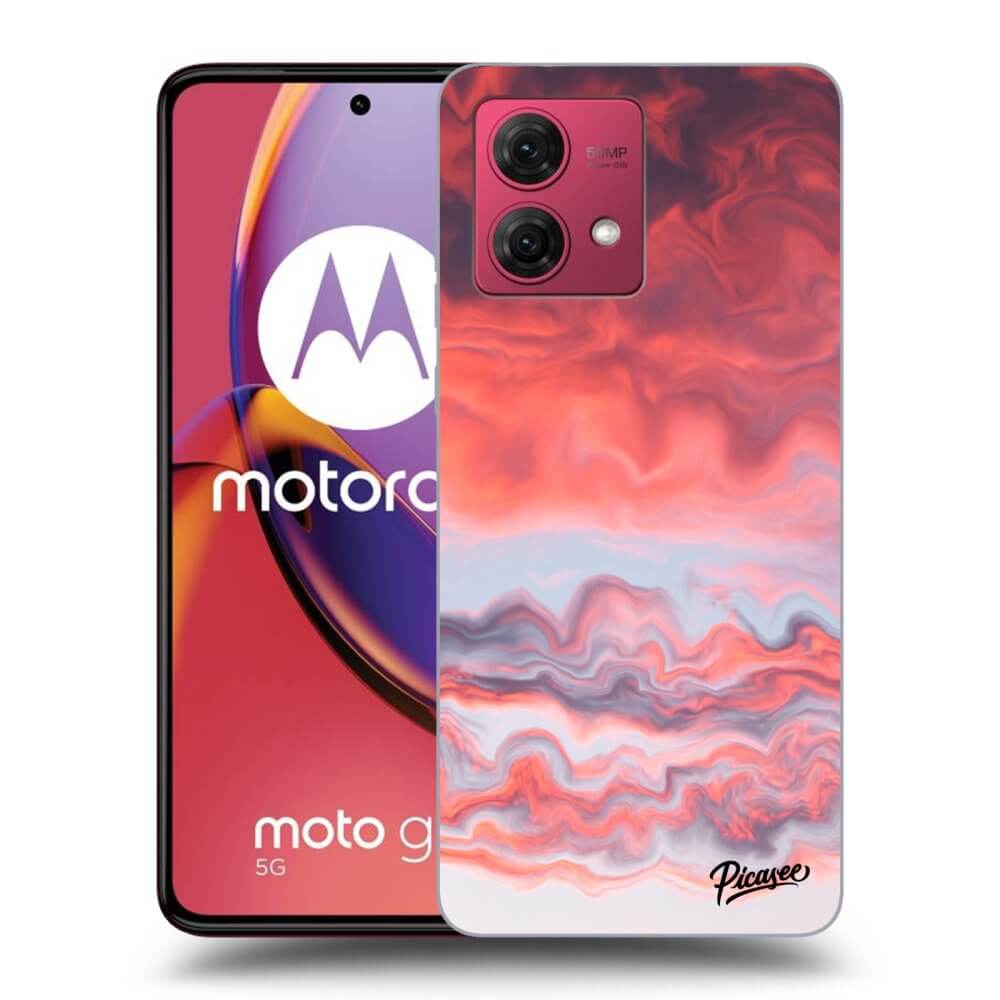 Silikonový černý Obal Pro Motorola Moto G84 5G - Sunset