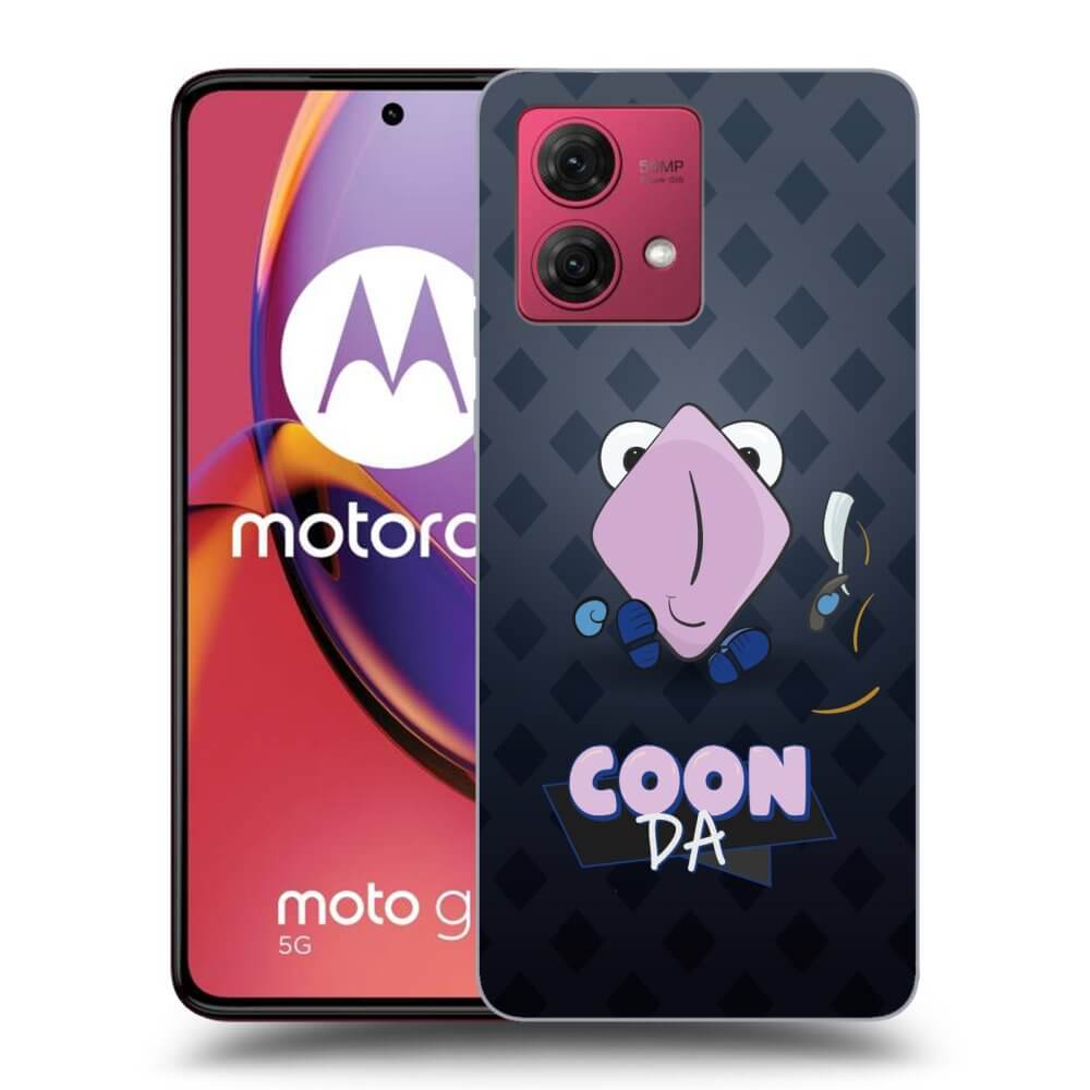 Silikonový Průhledný Obal Pro Motorola Moto G84 5G - COONDA Holátko - Tmavá