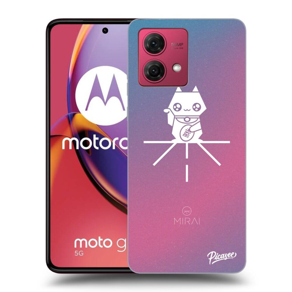 Silikonový černý Obal Pro Motorola Moto G84 5G - Mirai - Maneki Neko