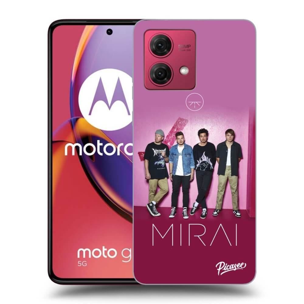 Silikonový černý Obal Pro Motorola Moto G84 5G - Mirai - Pink