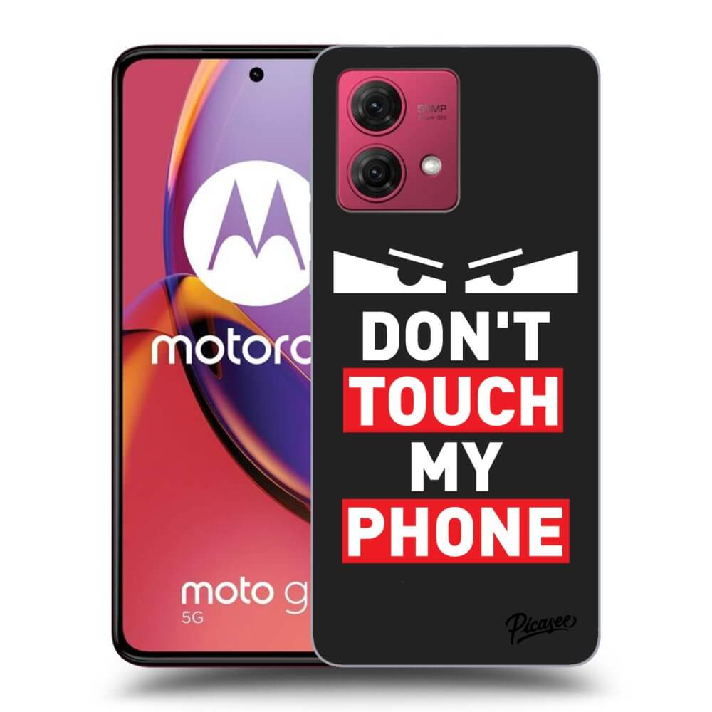 Silikonový černý Obal Pro Motorola Moto G84 5G - Shadow Eye - Transparent