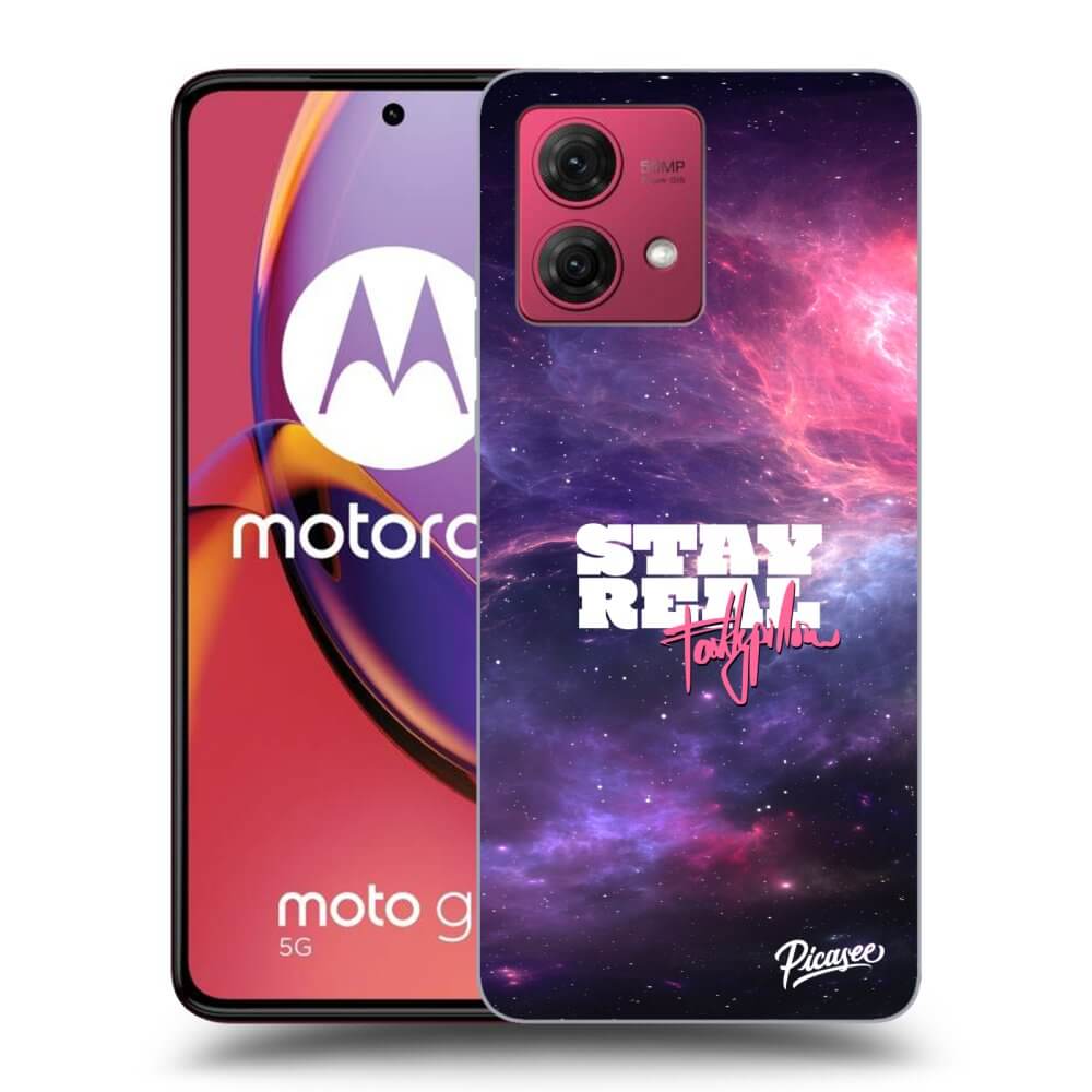 Silikonový Průhledný Obal Pro Motorola Moto G84 5G - Stay Real