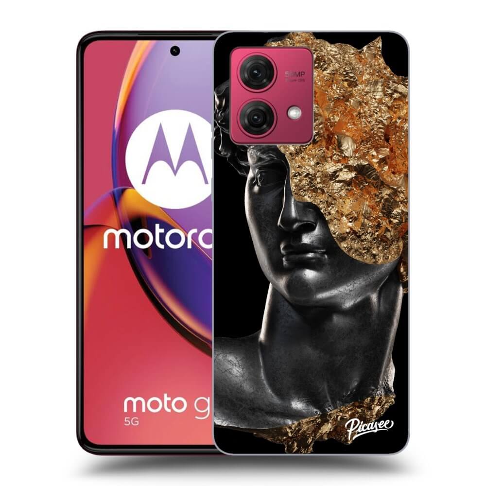 Silikonový černý Obal Pro Motorola Moto G84 5G - Holigger