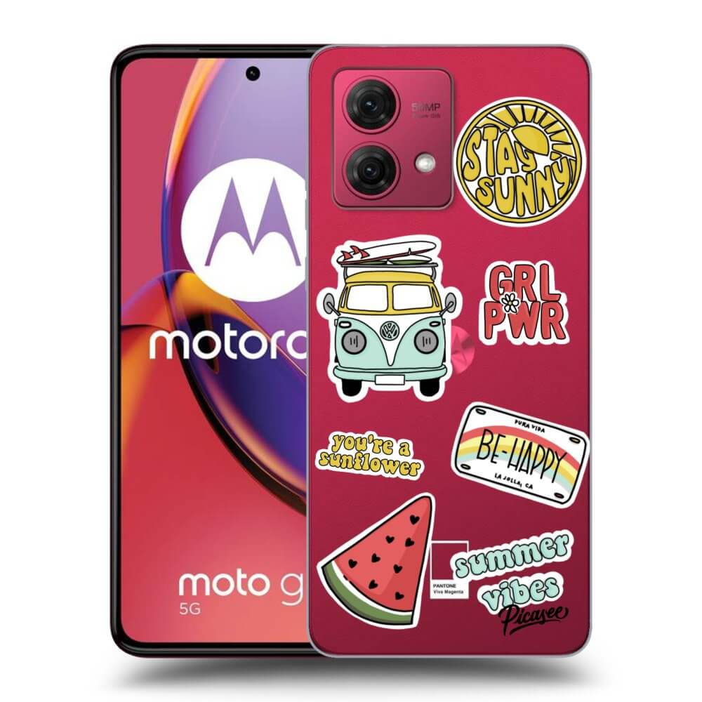 Silikonový Průhledný Obal Pro Motorola Moto G84 5G - Summer