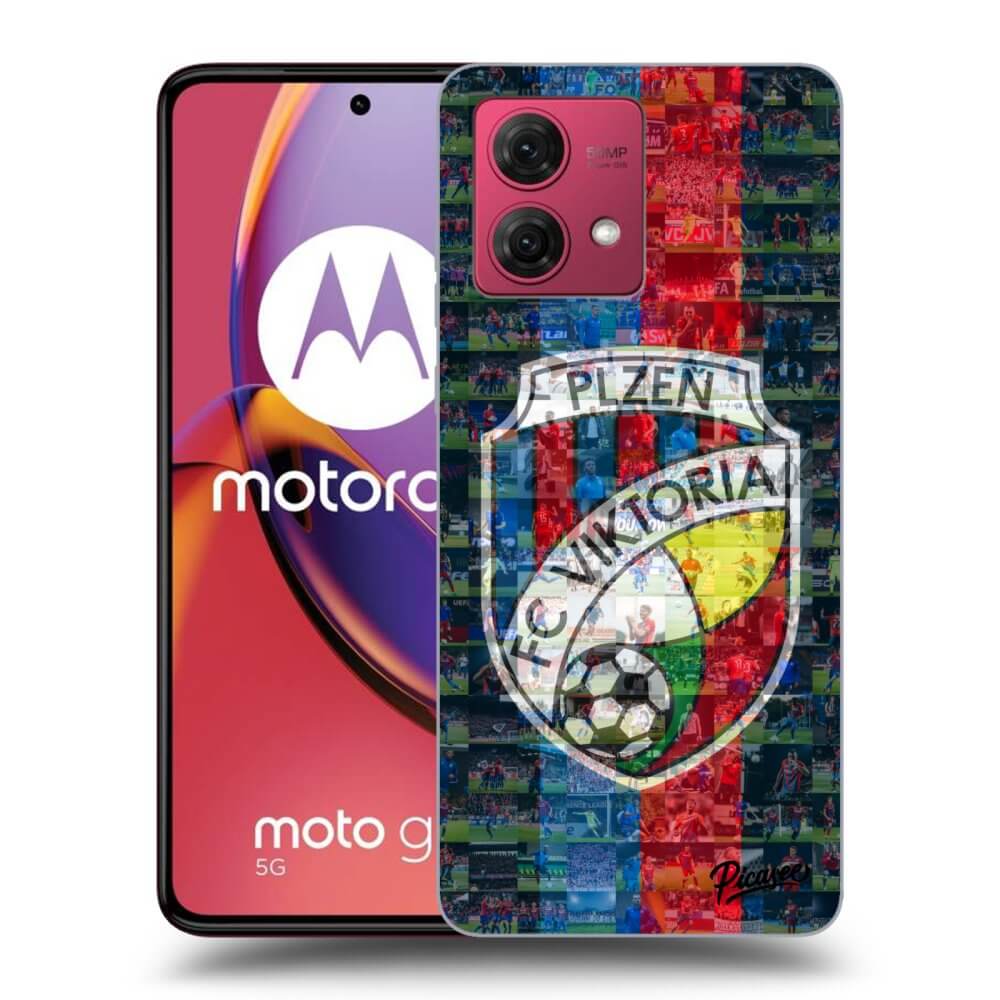 Silikonový černý Obal Pro Motorola Moto G84 5G - FC Viktoria Plzeň A