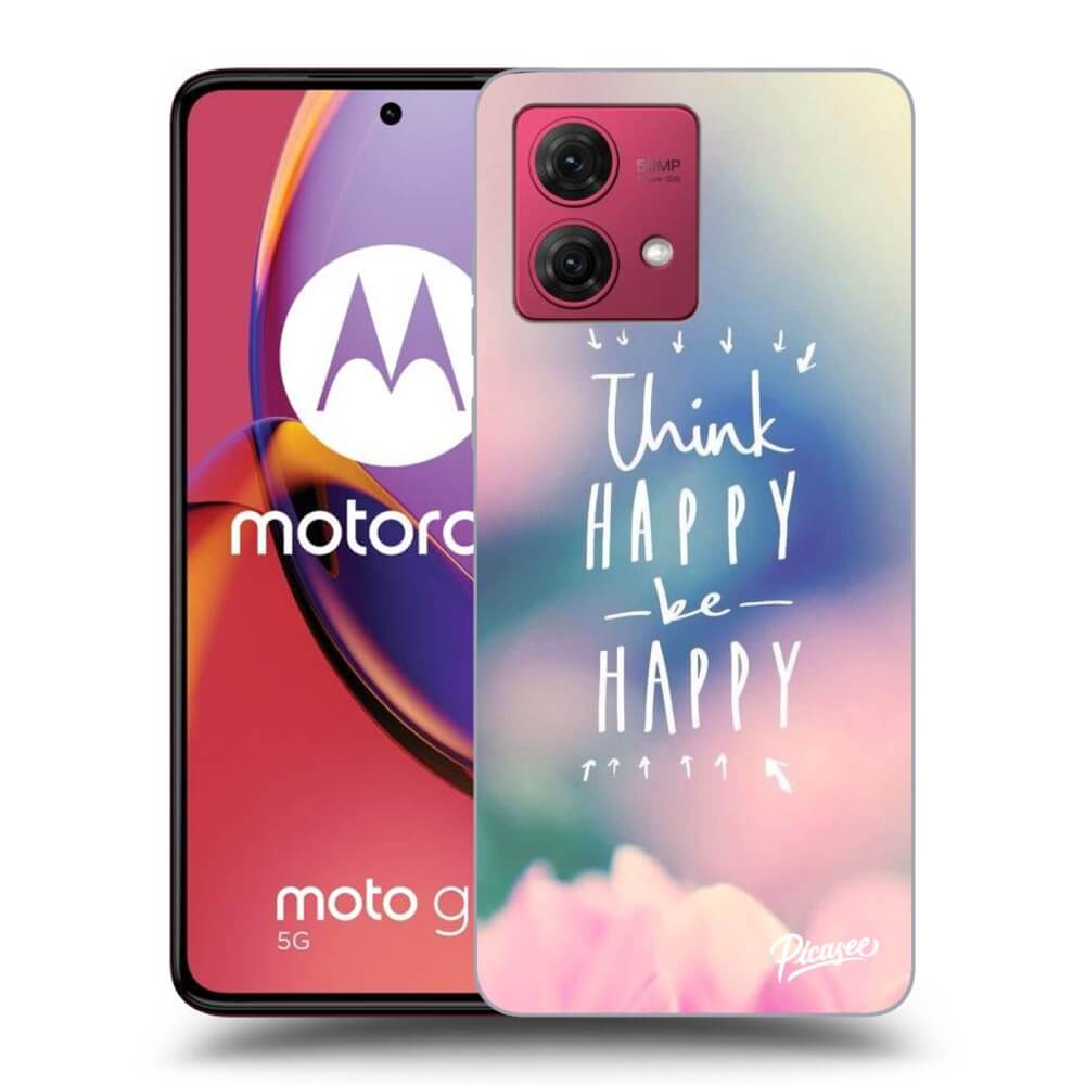 Silikonový Průhledný Obal Pro Motorola Moto G84 5G - Mysli Pozitivně!