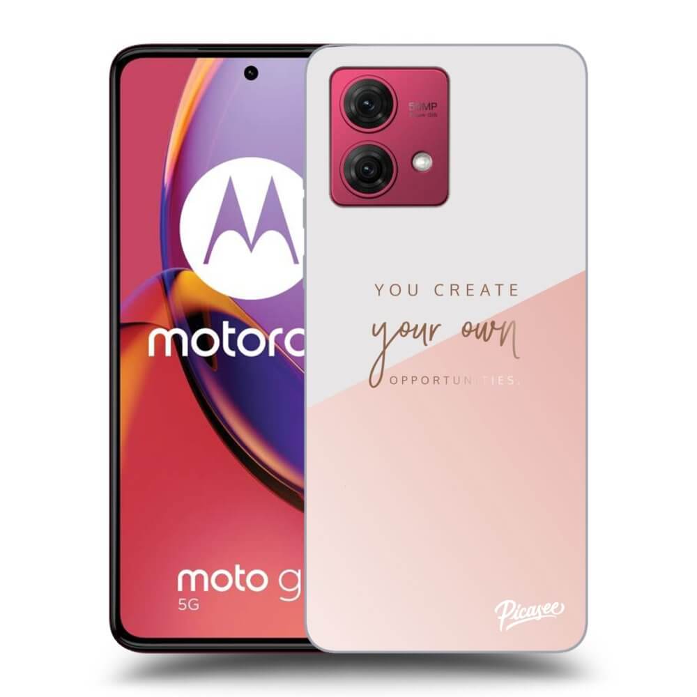 Silikonový Průhledný Obal Pro Motorola Moto G84 5G - Vytvoř Si Svou Vlastní Příležitost