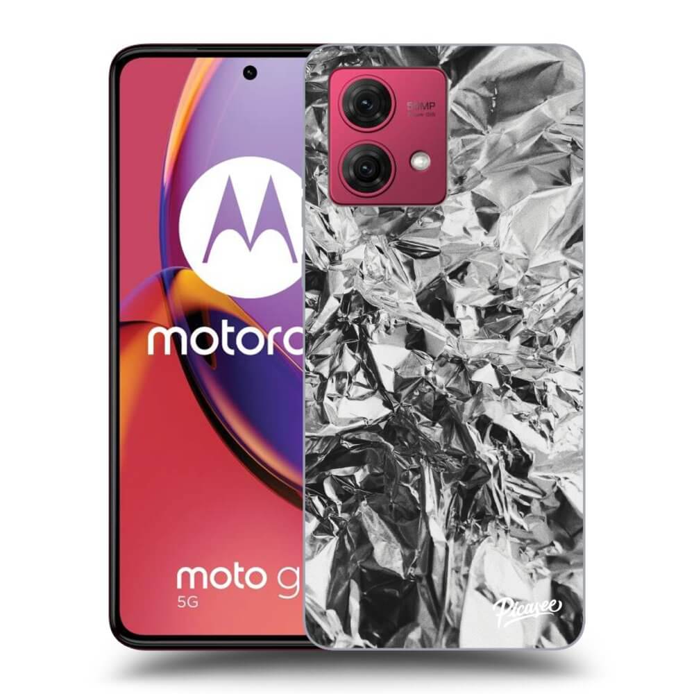 Silikonový Průhledný Obal Pro Motorola Moto G84 5G - Chrome