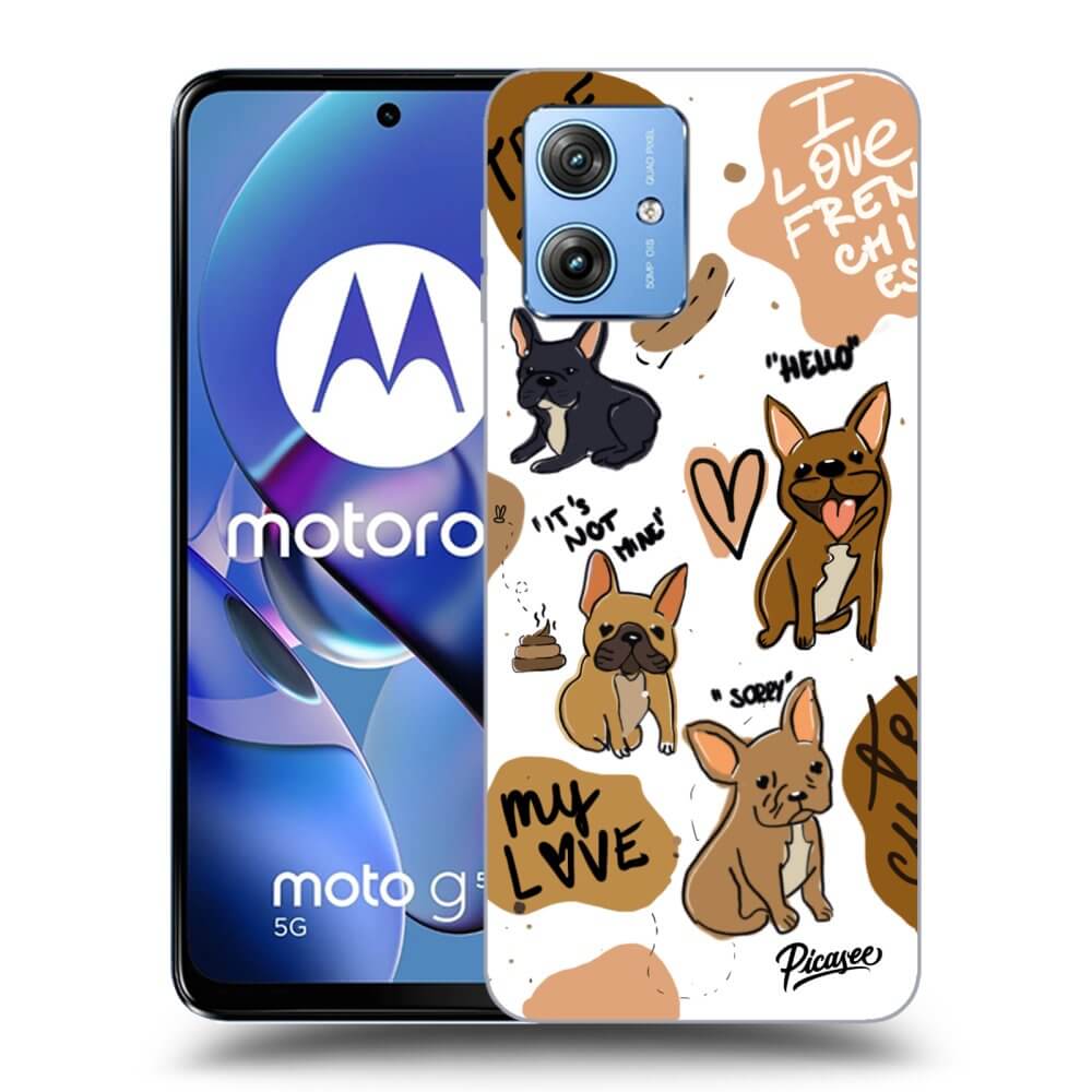 Silikonový Průhledný Obal Pro Motorola Moto G54 5G - Frenchies