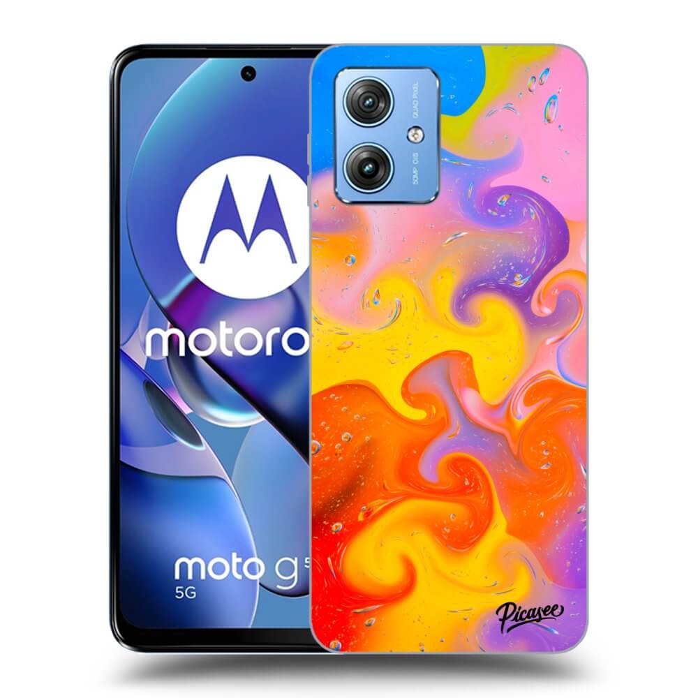 Silikonový Průhledný Obal Pro Motorola Moto G54 5G - Bubbles