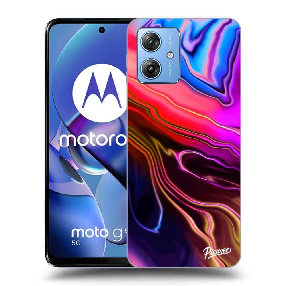 Silikonový Průhledný Obal Pro Motorola Moto G54 5G - Electric