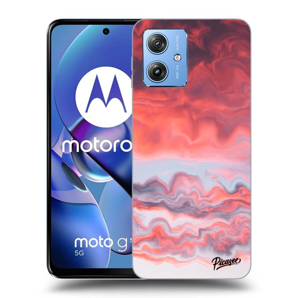 Silikonový černý Obal Pro Motorola Moto G54 5G - Sunset