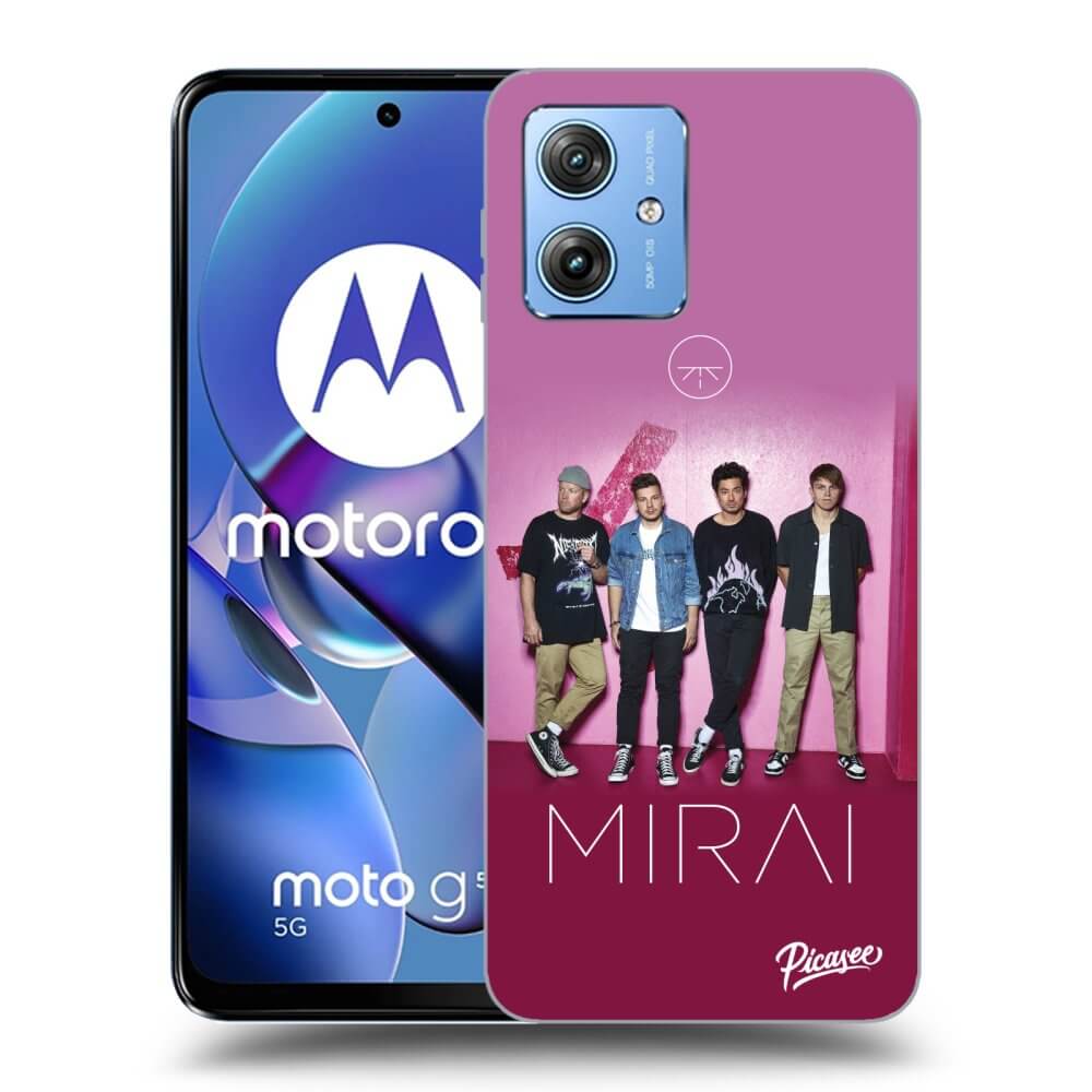 Silikonový Průhledný Obal Pro Motorola Moto G54 5G - Mirai - Pink