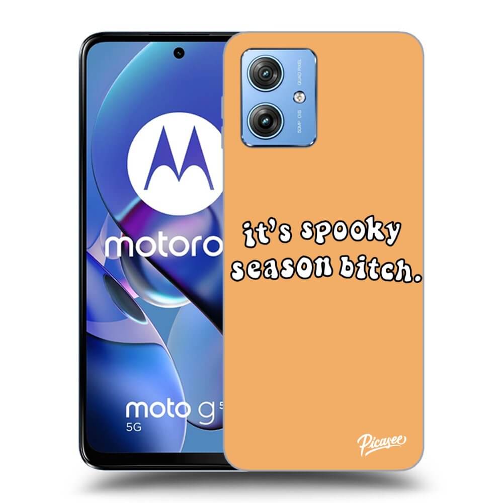 Silikonový Průhledný Obal Pro Motorola Moto G54 5G - Spooky Season