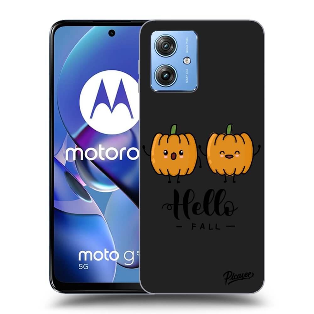 Silikonový černý Obal Pro Motorola Moto G54 5G - Hallo Fall