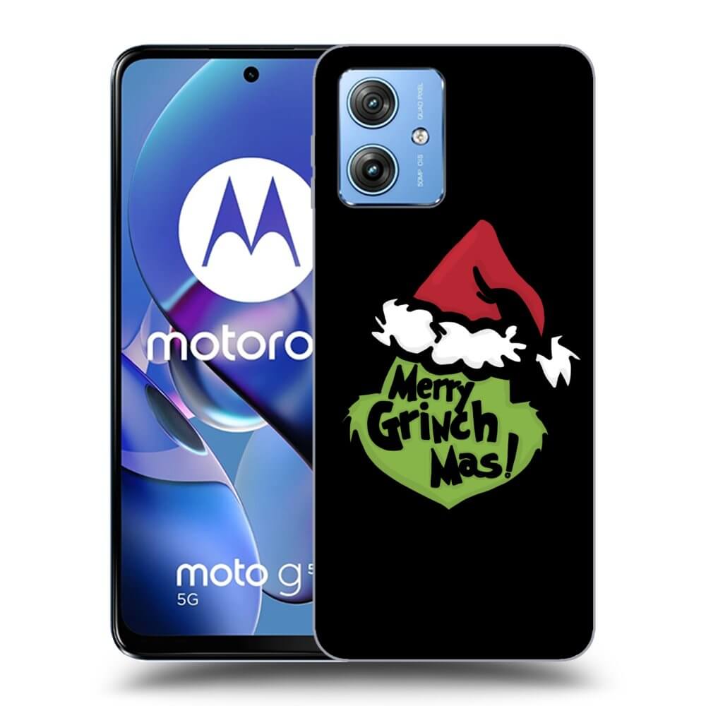 Silikonový černý Obal Pro Motorola Moto G54 5G - Grinch 2