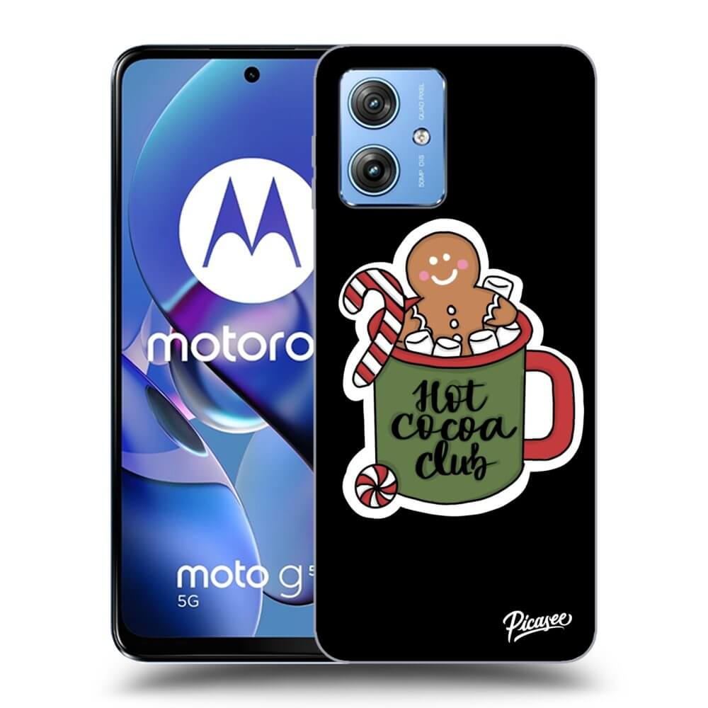 Silikonový černý Obal Pro Motorola Moto G54 5G - Hot Cocoa Club