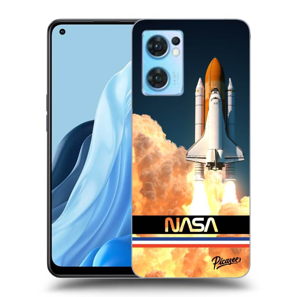 Silikonový černý Obal Pro OPPO Reno 7 5G - Space Shuttle