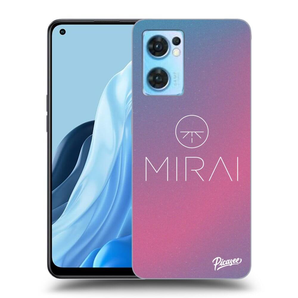 Silikonový černý Obal Pro OPPO Reno 7 5G - Mirai - Logo