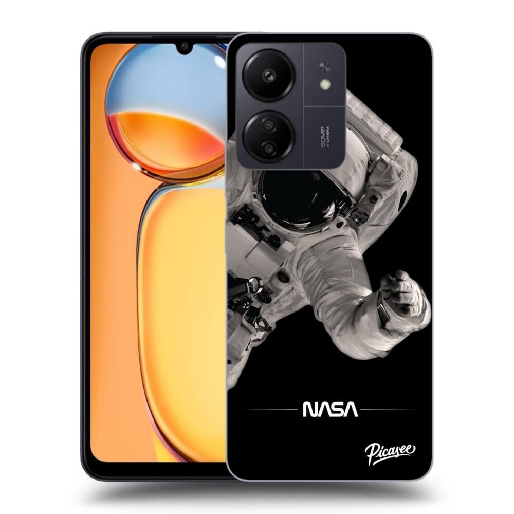 Silikonový černý Obal Pro Xiaomi Redmi 13C 4G - Astronaut Big