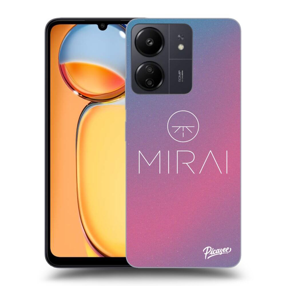 Silikonový Průhledný Obal Pro Xiaomi Redmi 13C 4G - Mirai - Logo