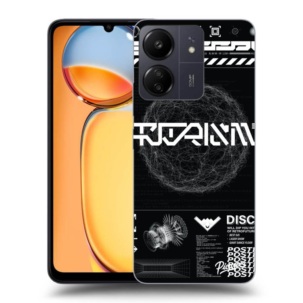 Silikonový černý Obal Pro Xiaomi Redmi 13C 4G - BLACK DISCO