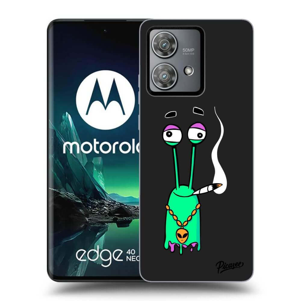 Silikonový černý Obal Pro Motorola Edge 40 Neo - Earth - Sám Doma