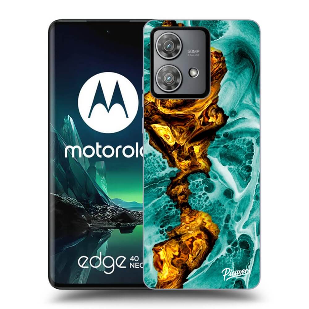 Silikonový Průhledný Obal Pro Motorola Edge 40 Neo - Goldsky