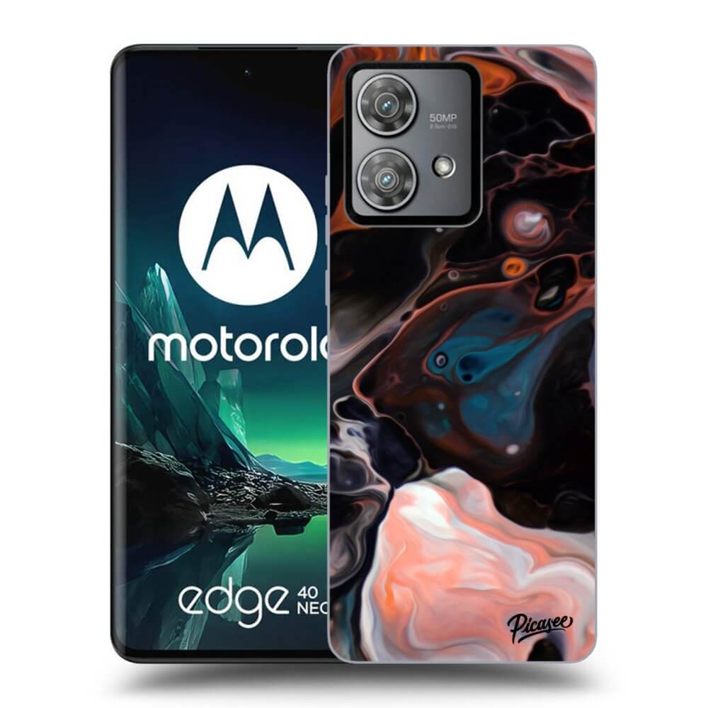 Silikonový černý Obal Pro Motorola Edge 40 Neo - Cream