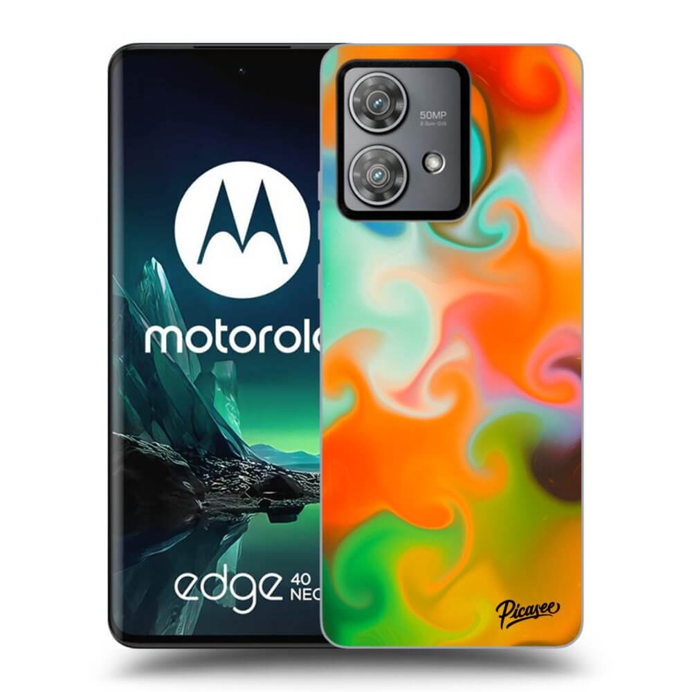 Silikonový černý Obal Pro Motorola Edge 40 Neo - Juice