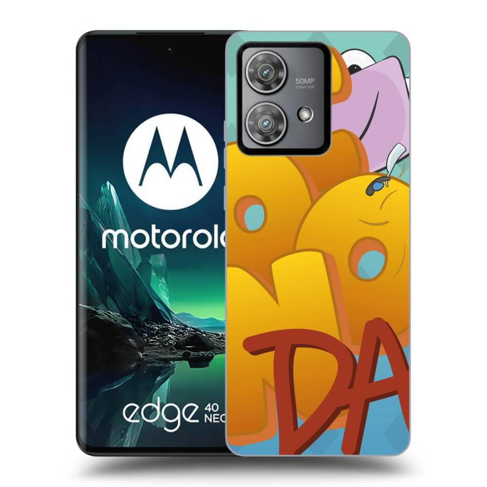 Silikonový černý Obal Pro Motorola Edge 40 Neo - Obří COONDA