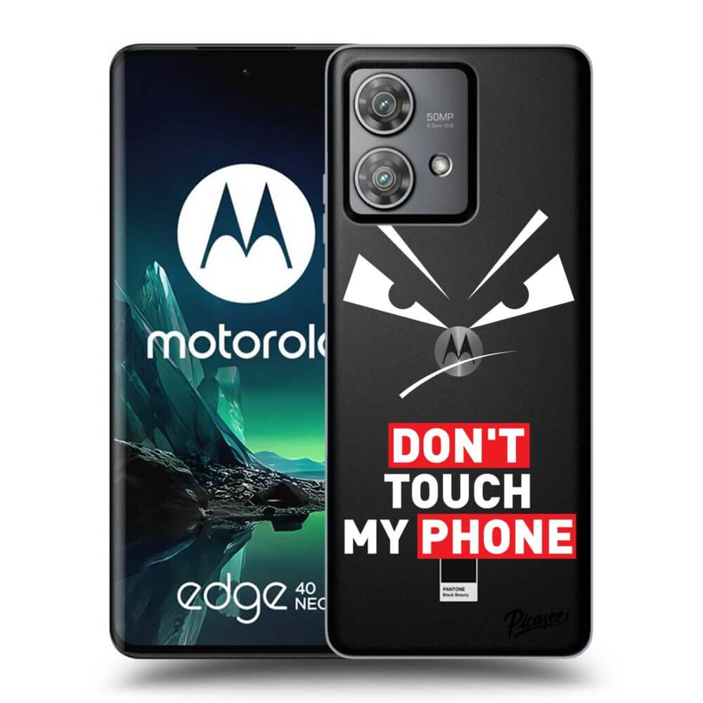 Silikonový Průhledný Obal Pro Motorola Edge 40 Neo - Evil Eye - Transparent